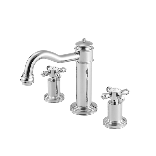 İki Kulplu Yaygın Lavabo Bataryası W/Kaldırma Çubuğu