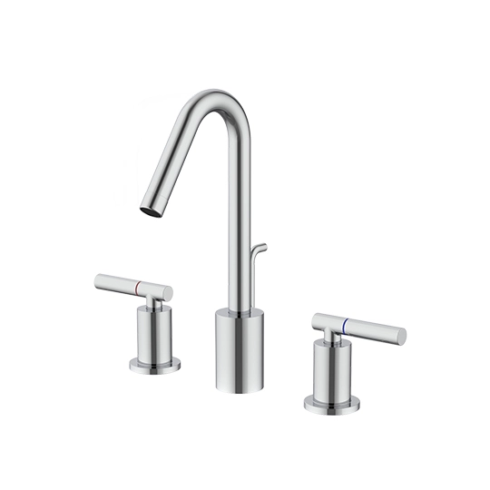 İki Kulplu Yaygın Lavabo Bataryası W/Kaldırma Çubuğu