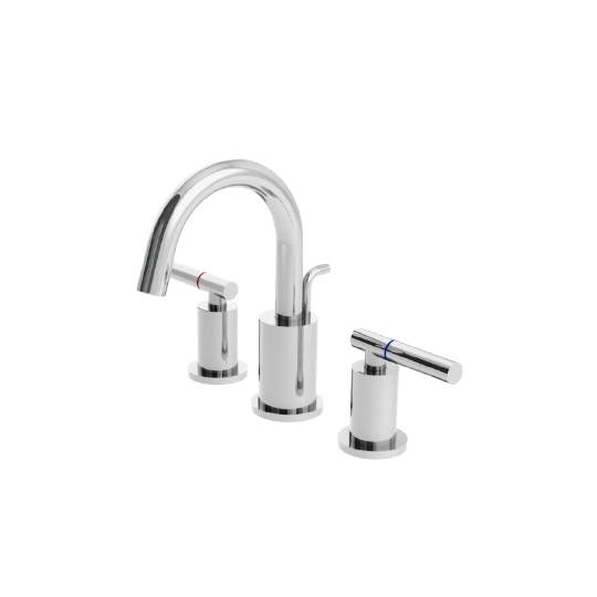 İki Kulplu Lavabo Bataryası W/Kaldırma Çubuğu